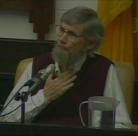 Wayne Bent, hand on heart in trial